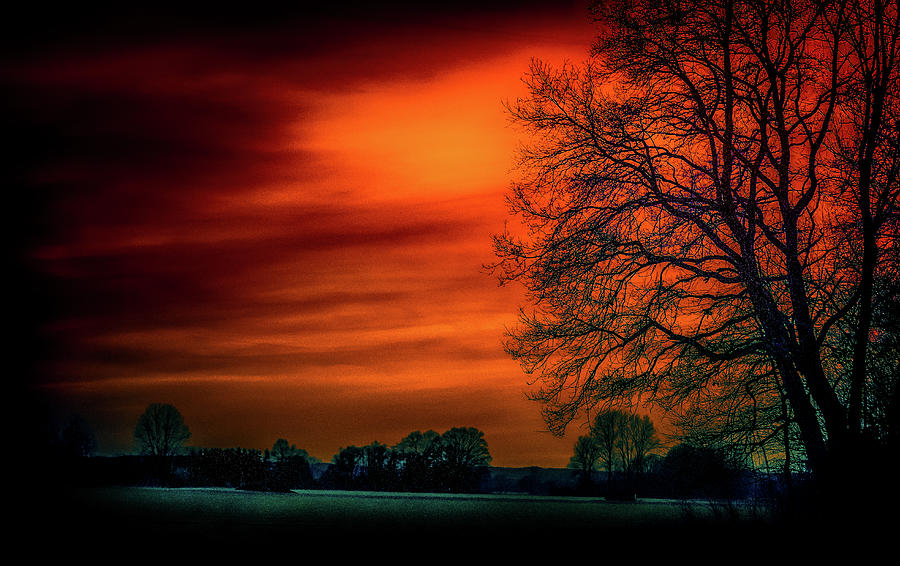 Landscape sunset at dusk Photograph by Sylvester Anthony III - Fine Art ...