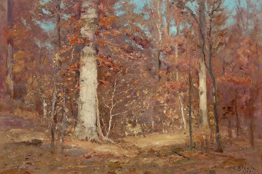 Landscape Painting by Theodore Clement Steele Landscape Painting by Theodore Clement Steele