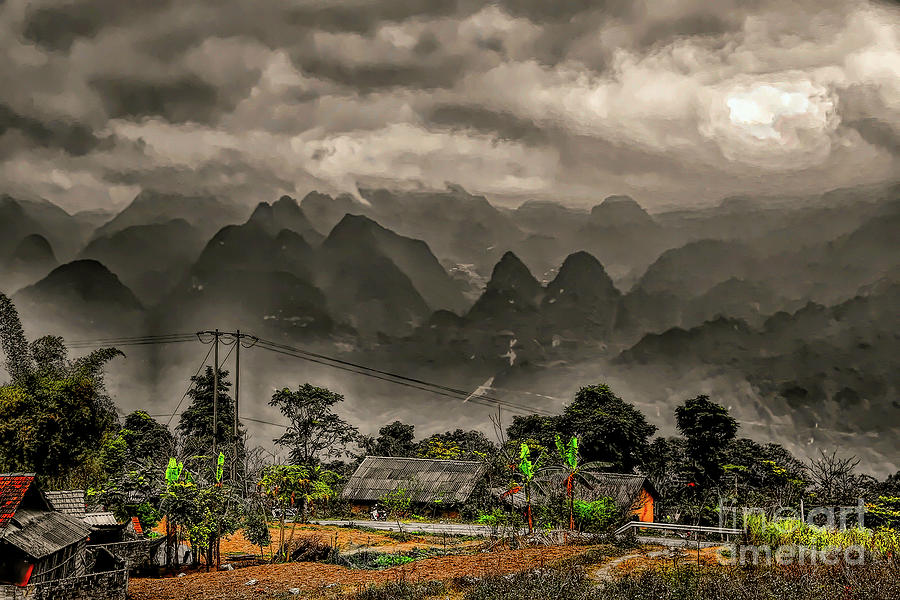 Landscape Vietnam Ha Giang Province  Photograph by Chuck Kuhn