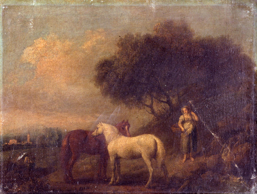 Landscape with Horses  Photograph by Paul Fearn