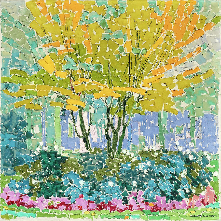 Landschaftsbaum - Landscape Tree - Nature abstract by Augusto Giacometti Painting by Augusto Giacometti Landschaftsbaum - Landscape Tree - Nature abstract by Augusto Giacometti Painting by Augusto Giacometti