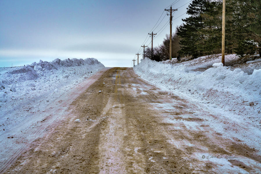 Lane And A Half Photograph by Ed Peterson