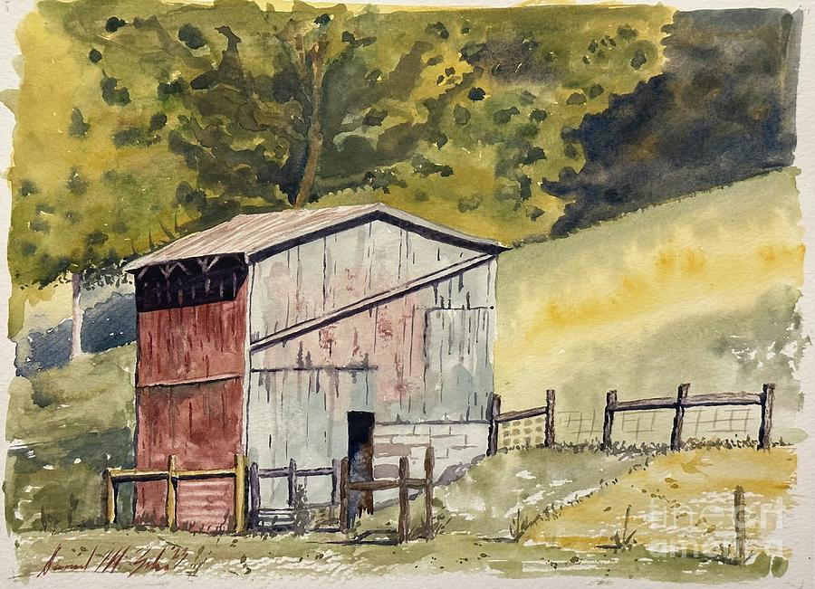 Barn Painting - Lane Street Barn by Dann Zehr