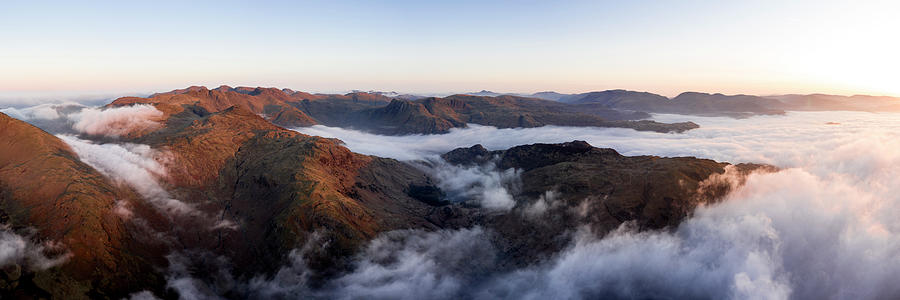 Langdale Cloud Inversion Lake District 1 Photograph by Sonny Ryse