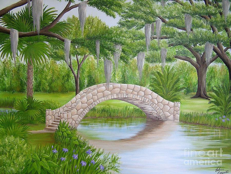 Langles Bridge Painting by Valerie Carpenter