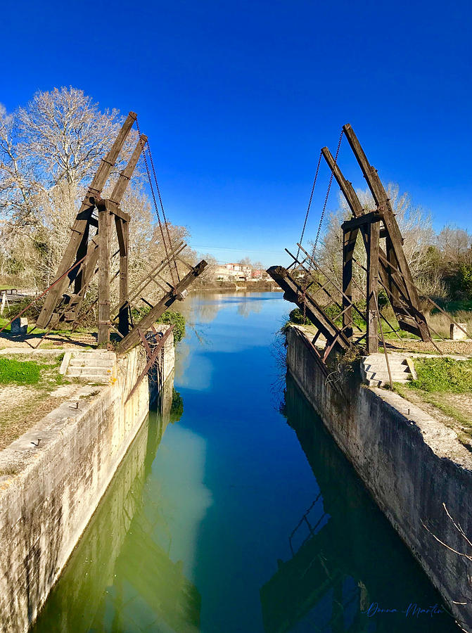 Langlois Bridge in Arles Photograph by Donna Martin Artisan Liight
