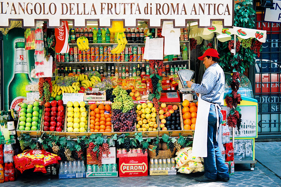 LAngolo Della Frutta Photograph by Claude Taylor