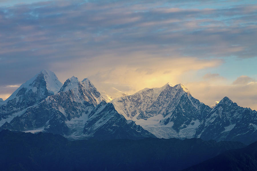 Langtang Himal seen from Nagarkot Photograph by Radek Kucharski - Pixels