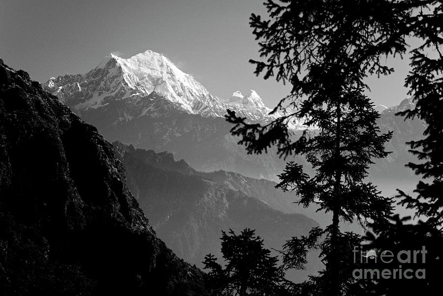 Langtang Peak - Nepal Photograph by Craig Lovell