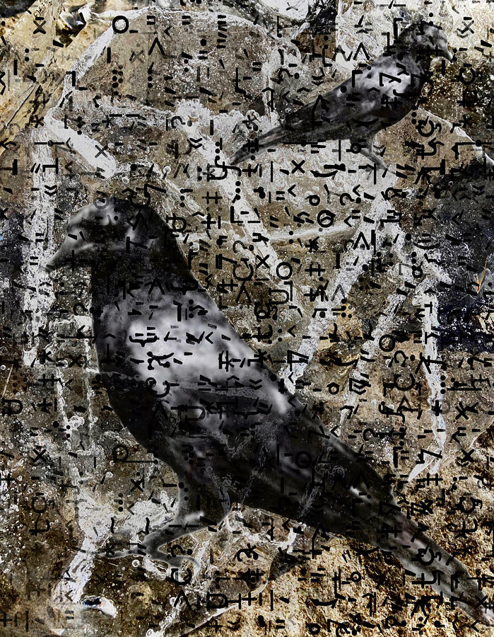 Language of Crows  Digital Art by JP McKim