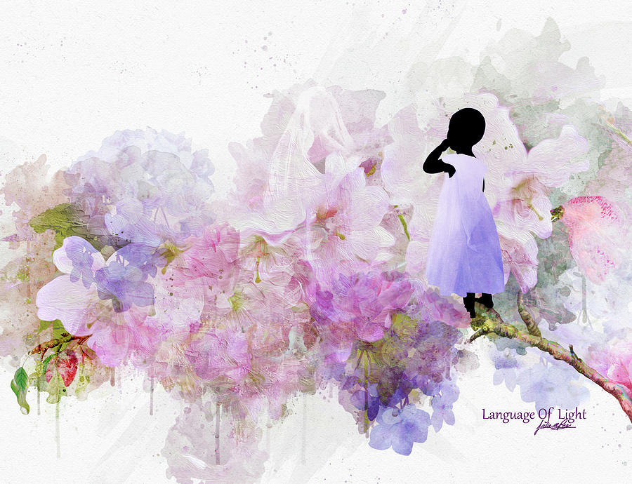 Universal Digital Art - Language Of Light by Julie m Rae Universal Digital Art - Language Of Light by Julie m Rae