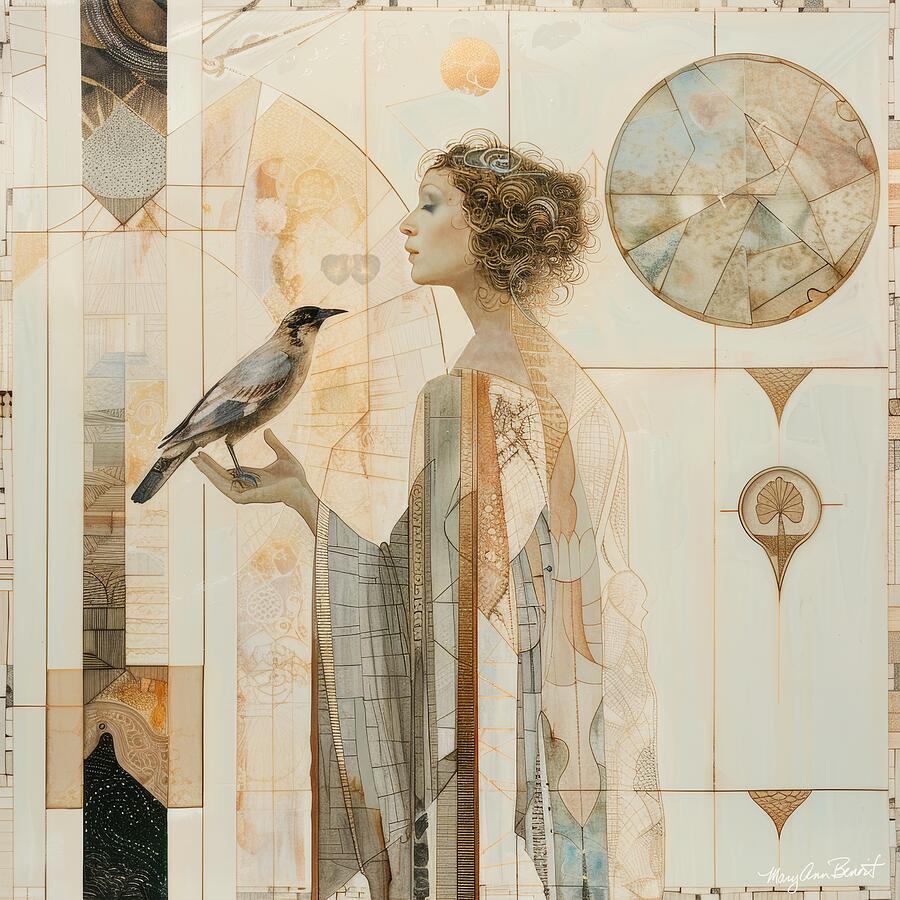 Language of the Birds #12 Digital Art by Mary Ann Benoit