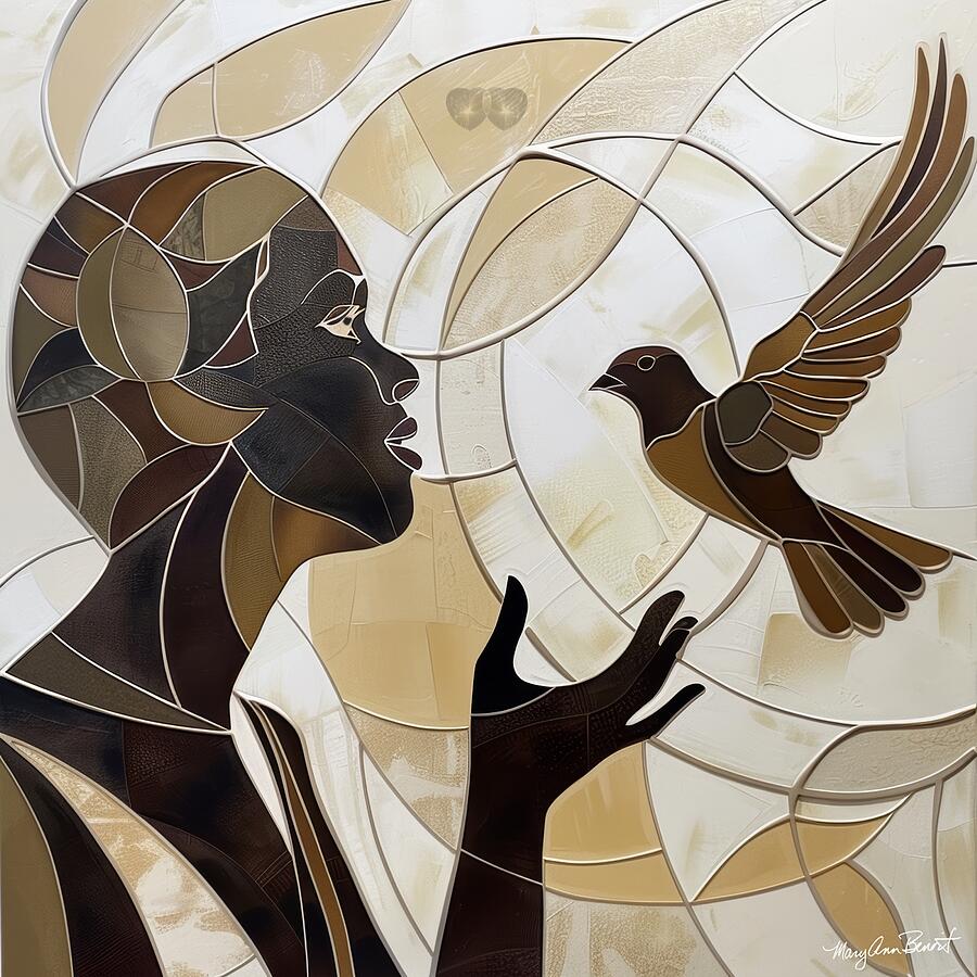 Language of the Birds #20 Digital Art by Mary Ann Benoit