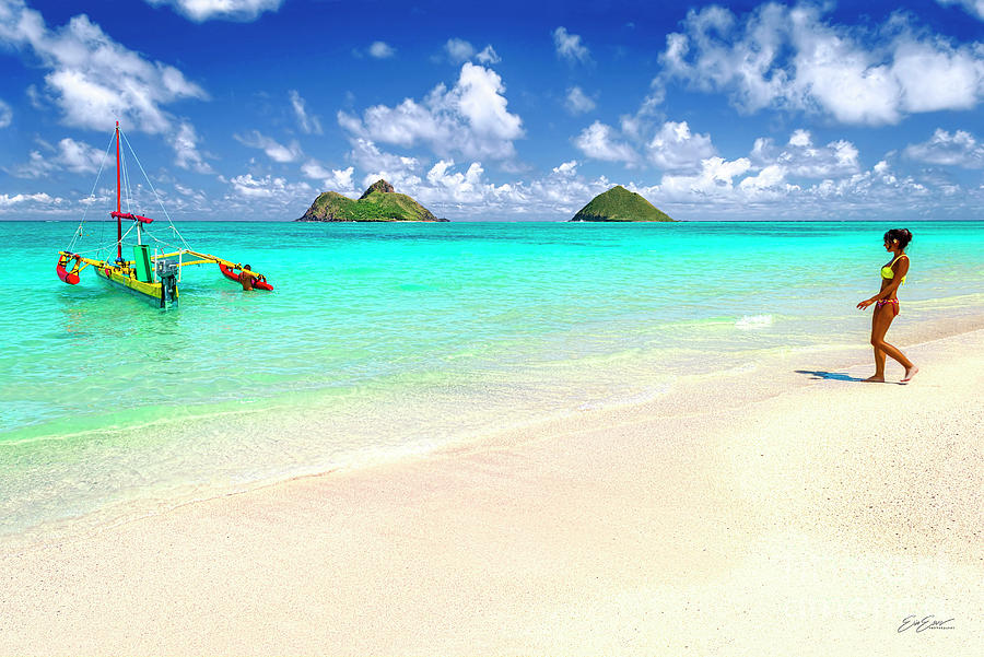 Lanikai Beach Paradise Photograph by Aloha Art