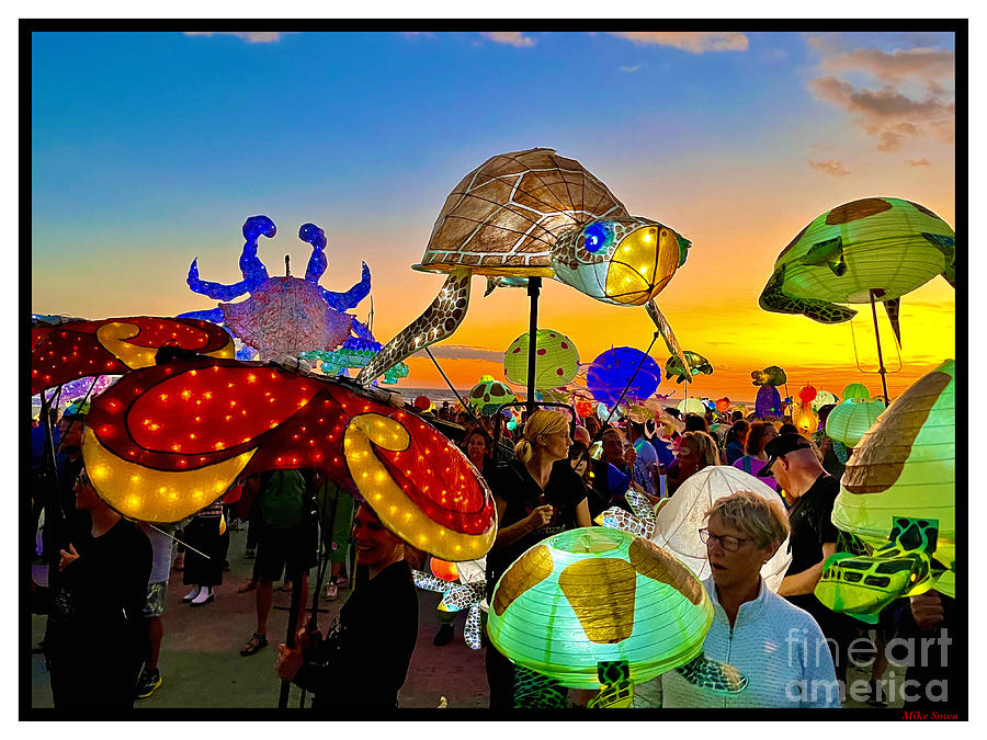 Lantern Parade Photograph by Michael Sowa Fine Art America