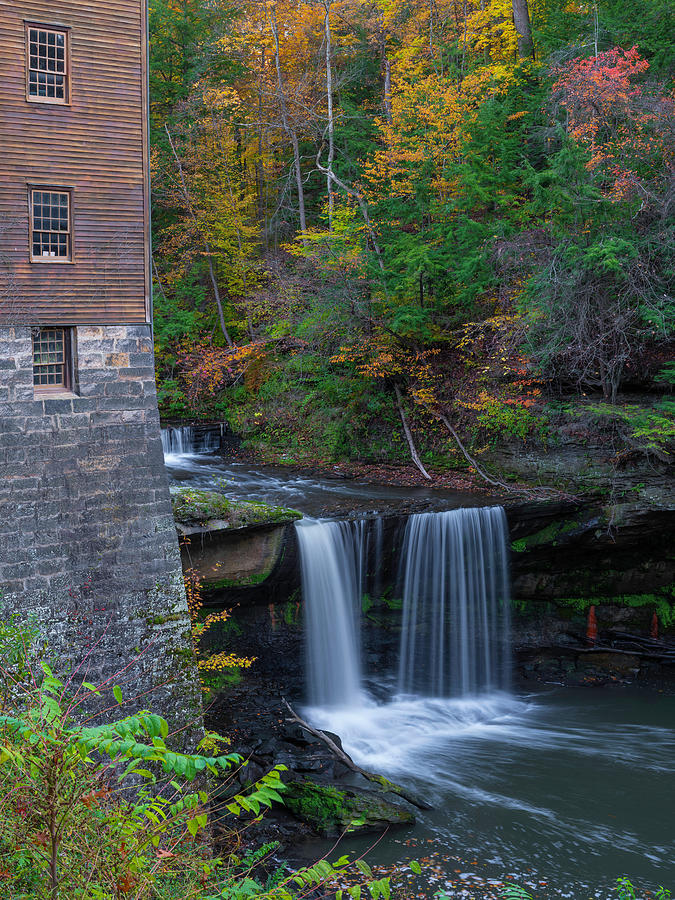 Lanternmans Mill Falls, Ohio Photograph by Clint Buhler