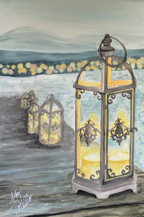 Lanterns Painting by Megan Torello