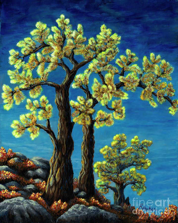 Larch Fun Painting by Rebecca Parker