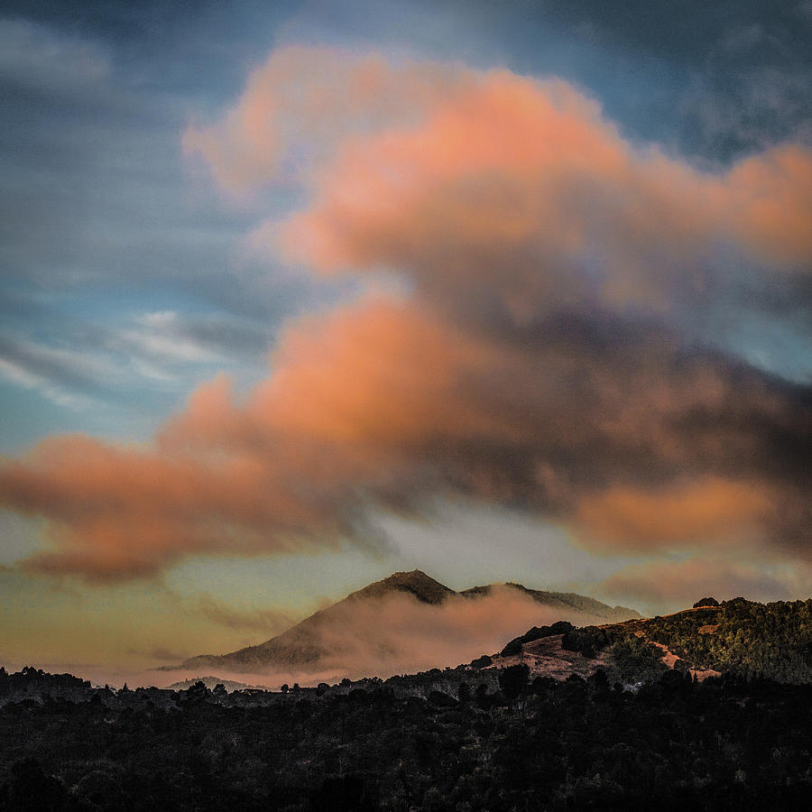 Large cloud over Mt. Tamalpais Photograph by Donald Kinney