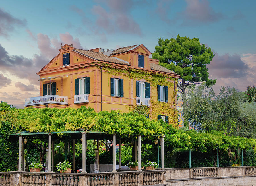 Large Colorful Villa in Sorrento Photograph by Darryl Brooks