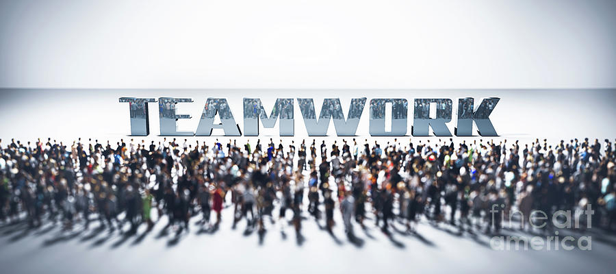 large-group-of-people-in-front-of-teamwork-word-photograph-by-michal