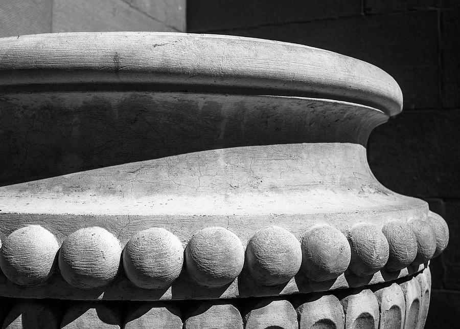 Large Urn on West Side of St Helena Cathedral Close Up 01 Photograph by Dutch Bieber