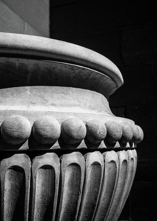 Large Urn on West Side of St Helena Cathedral Close Up 02 Photograph by Dutch Bieber