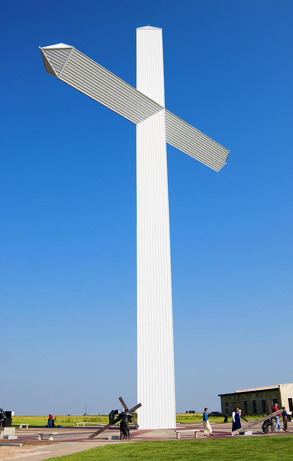 Largest Cross Groom Texas Vertical Photograph by Bob Pardue