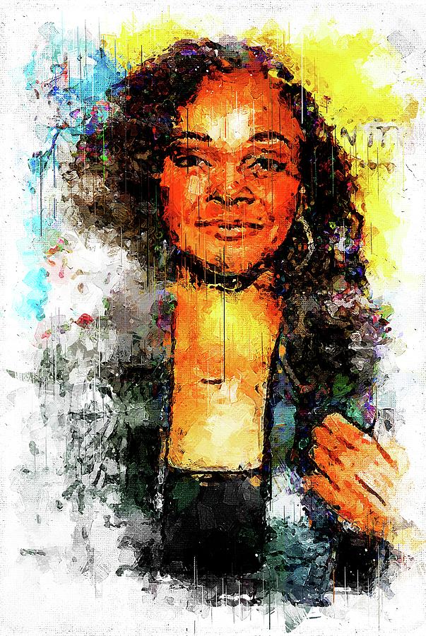 Lark Voorhies Digital Art by Walter Florine | Pixels