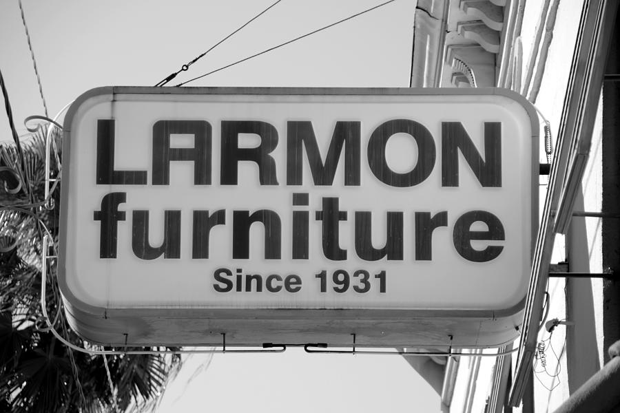 Larmon furnitue store sign Ybor City Florida Photograph by David Lee Thompson