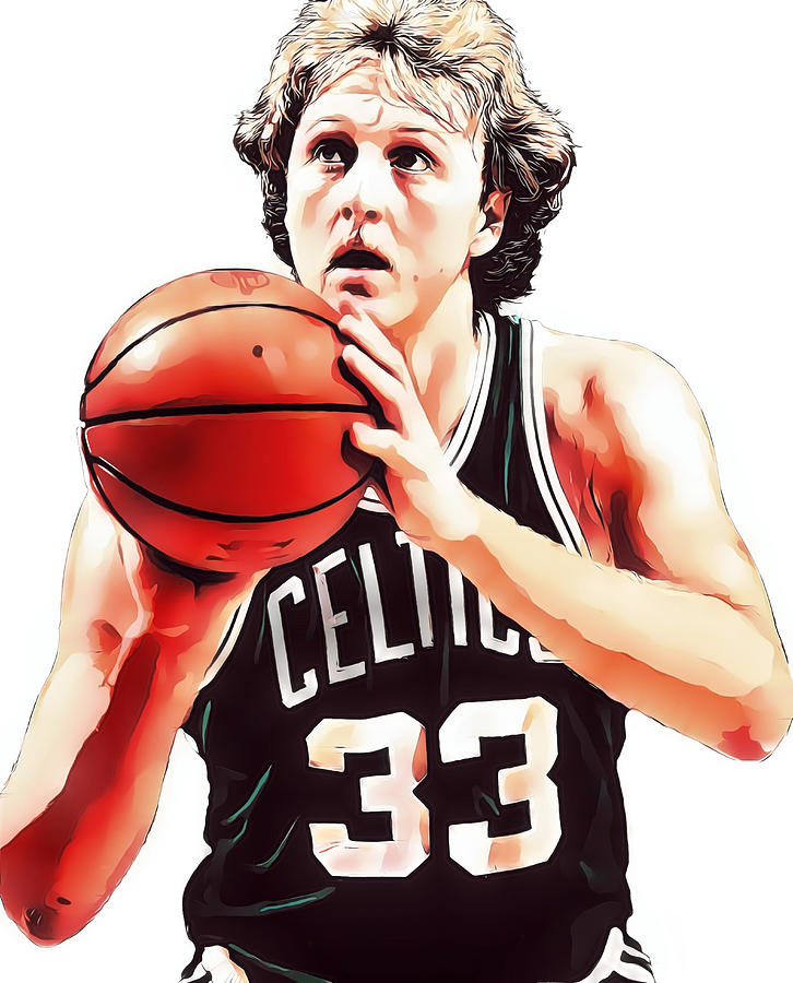 Larry Bird Boston Celtics drawing