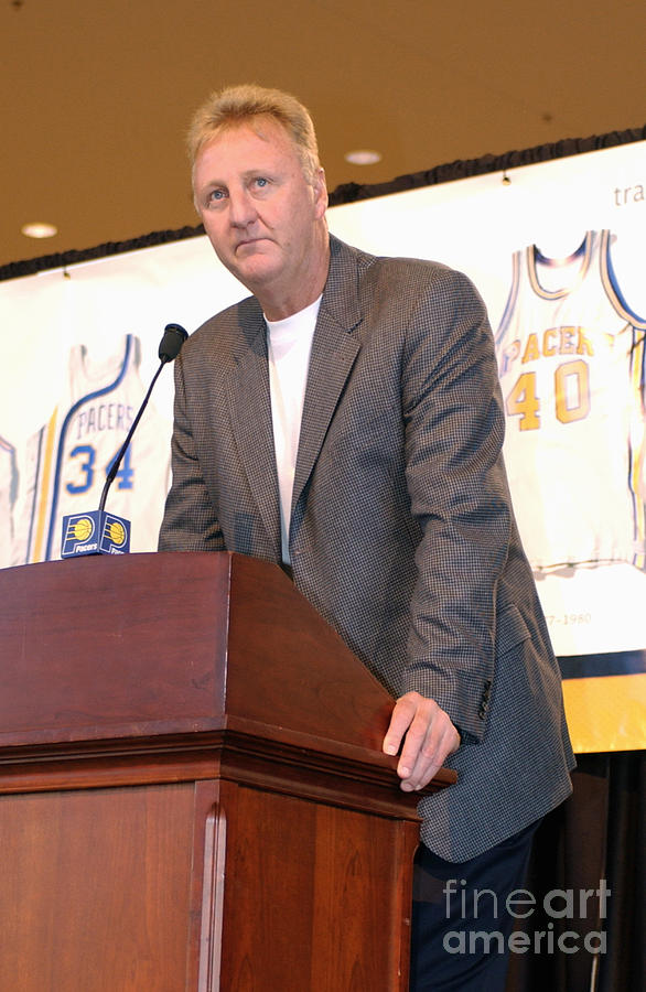 Larry Bird Photograph by Ron Hoskins