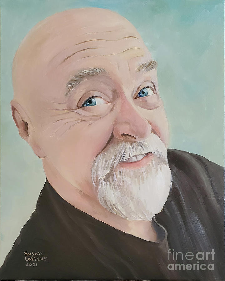 Larry Painting by Susan Lafleur