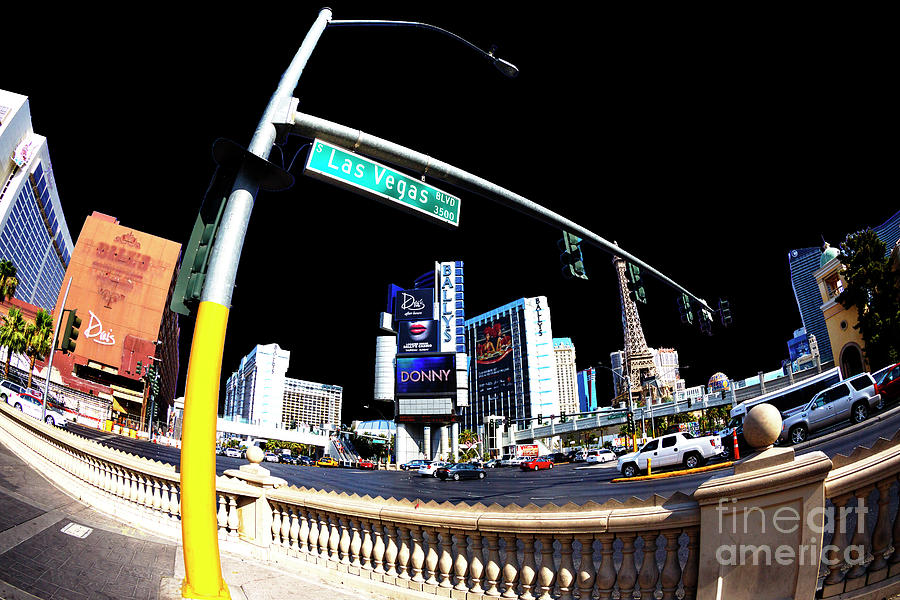 Las Vegas Blvd Sign Fusion by John Rizzuto