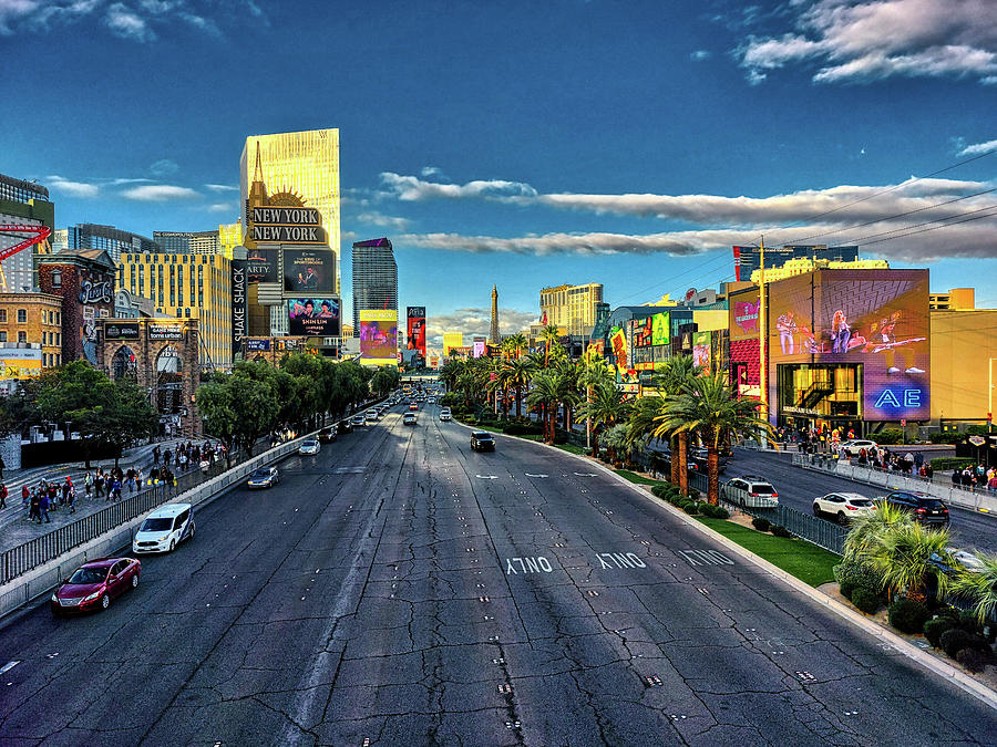 Las Vegas Boulevard in the Daylight Photograph by Chance Kafka