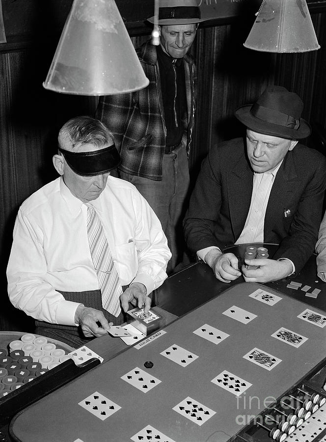 Las Vegas Faro Table, 1940 by Arthur Rothstein Las Vegas Faro Table, 1940 by Arthur Rothstein