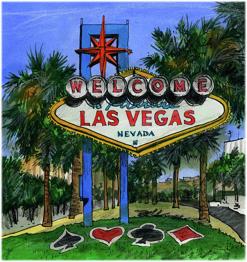 Las Vegas Mixed Media - Las Vegas, NV  by David Crighton