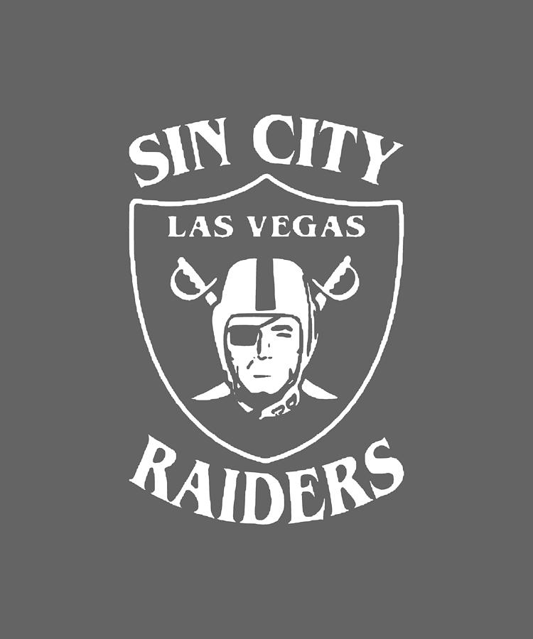 LAS VEGAS RAIDERS BLACK WHITE VINYL LOGO FREE SHIPPING las vegas ...