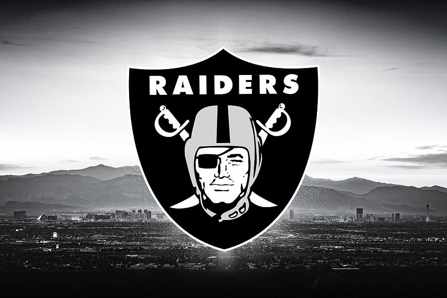 Las Vegas Raiders NFL Football Digital Art by SportsPop Art