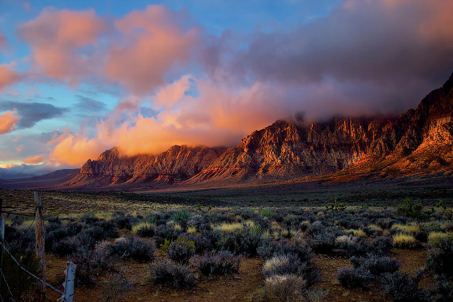 Las Vegas Red Rock Canyon Photograph by Michael W Rogers