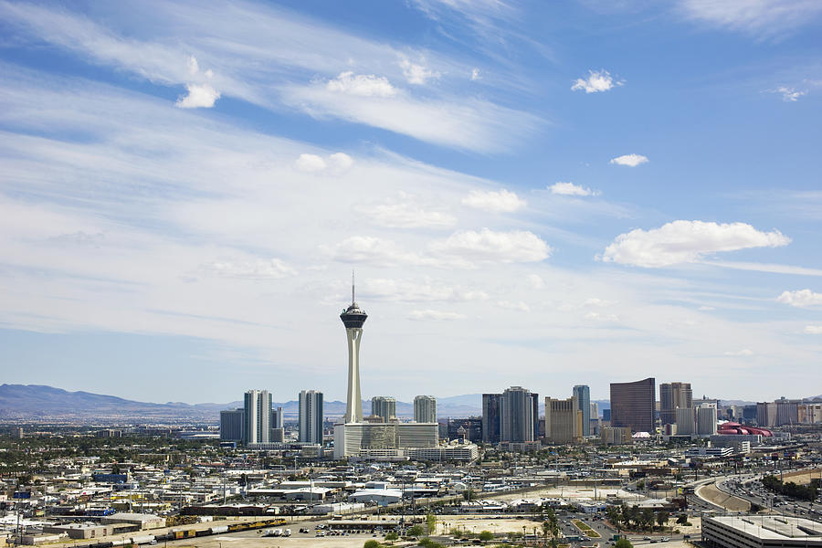 Las Vegas Skyline Photograph by Pnc