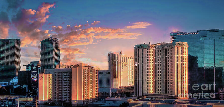 Las Vegas Skyline Photograph by Shelia Hunt