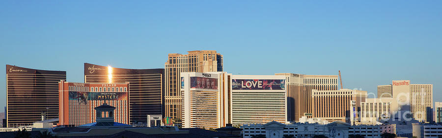 Las Vegas Photograph - Las Vegas Strip Panorama  by Sv