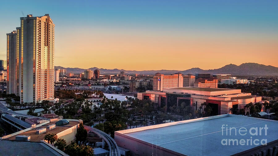 Las Vegas Sunrise Photograph by Shelia Hunt