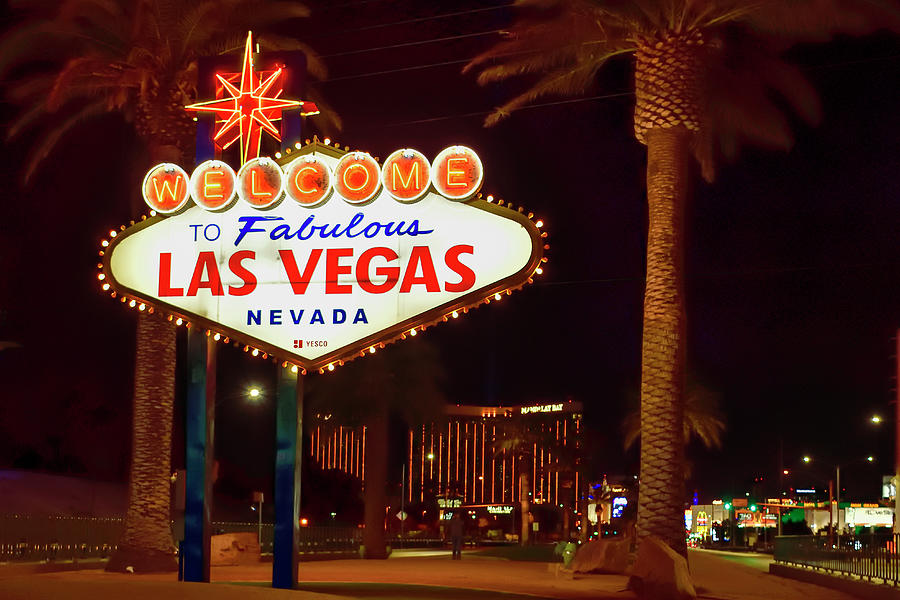 Las Vegas Welcome Sign Photograph by Amazing Action Photo Video