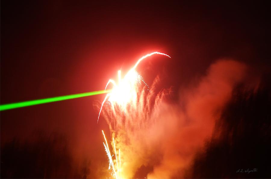 Laser Fire Photograph by Allen L Improta