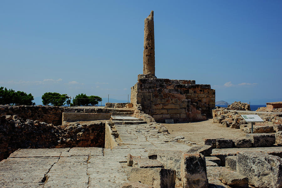 Last Column Standing of Kolona in Aegina by Cassi Moghan Last Column Standing of Kolona in Aegina by Cassi Moghan