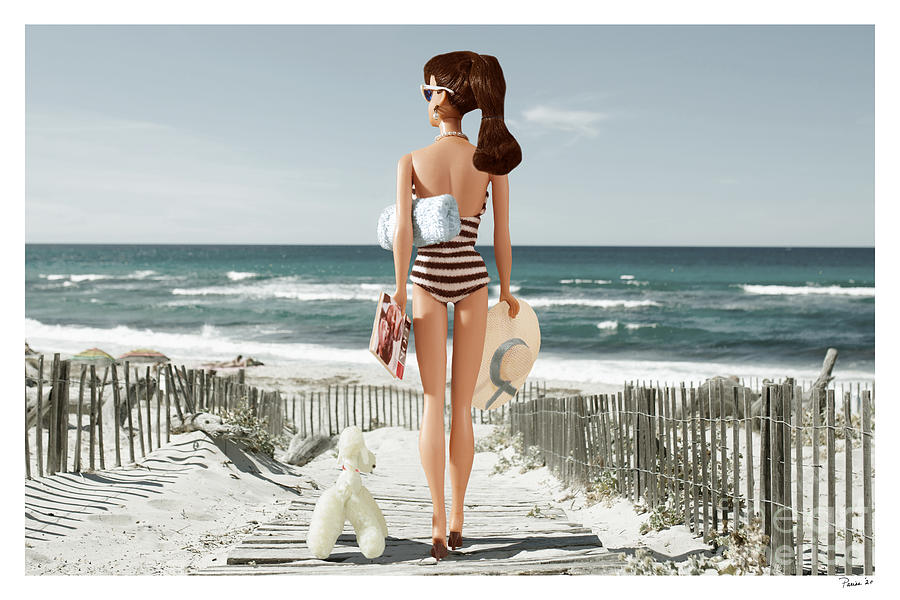 Last Days of Summer Brunette Digital Art by David Parise