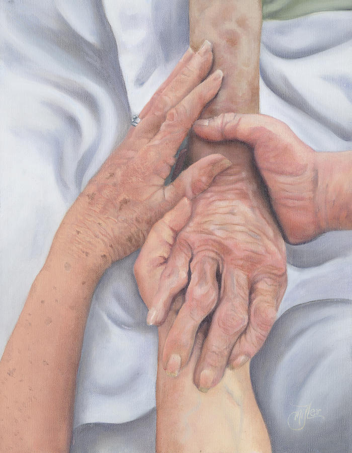 Last Goodbye Painting by Jackie Little Miller
