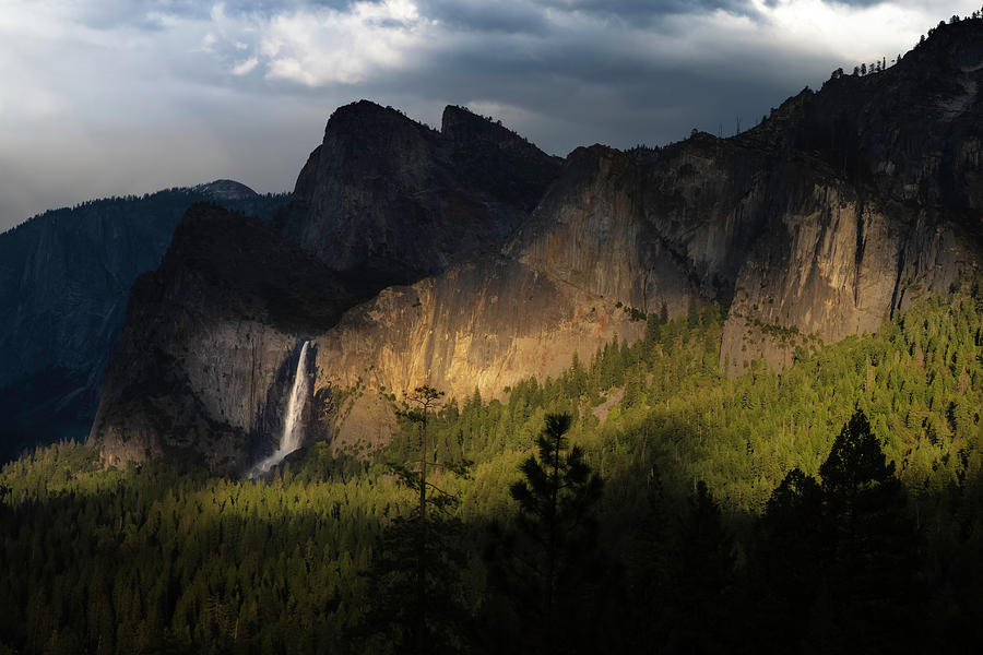 Yosemite National Park Photograph - Last Light at Yosemite National Park by Larry Marshall